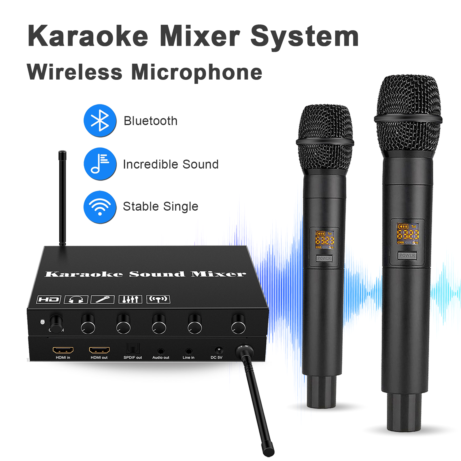Home Bar And Theater - HDMI Karaoke Player Mixer Home Theater