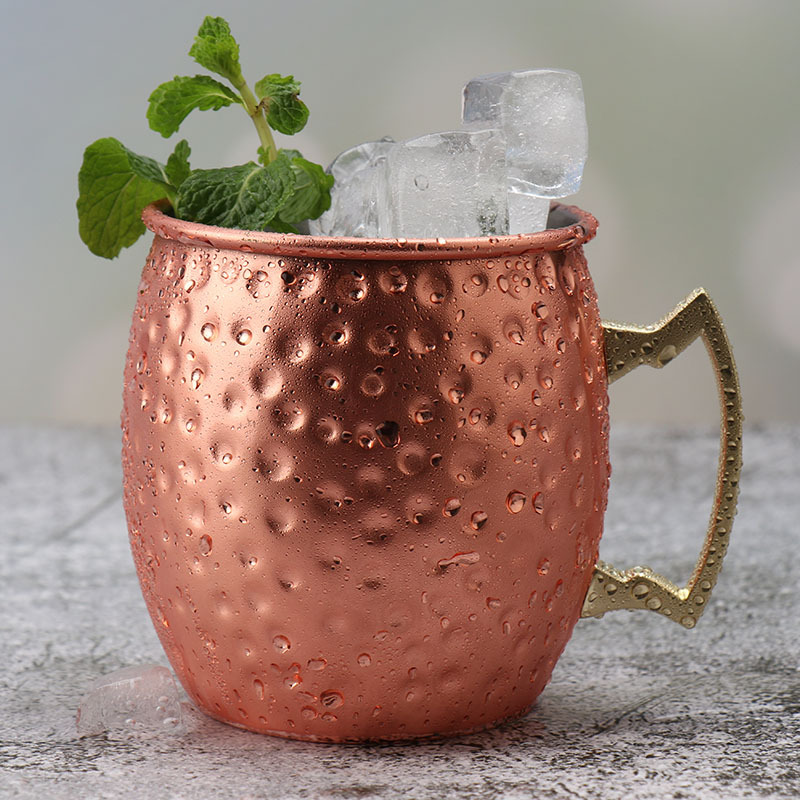 Mule Copper Mug - Steel Moscow Mule Mug Plated Beer