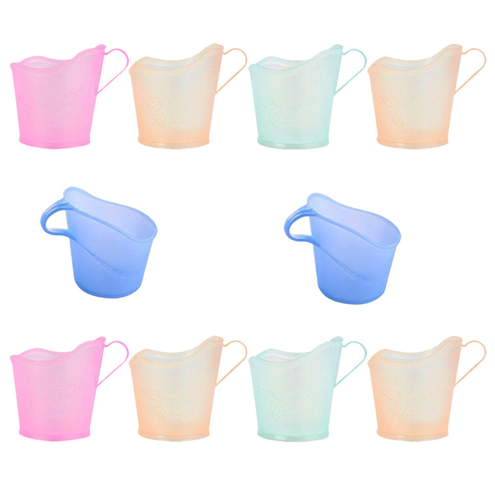 Home Bar And Counter - 10Pcs Heat-Resistant Paper Cup Holder Ergonomic