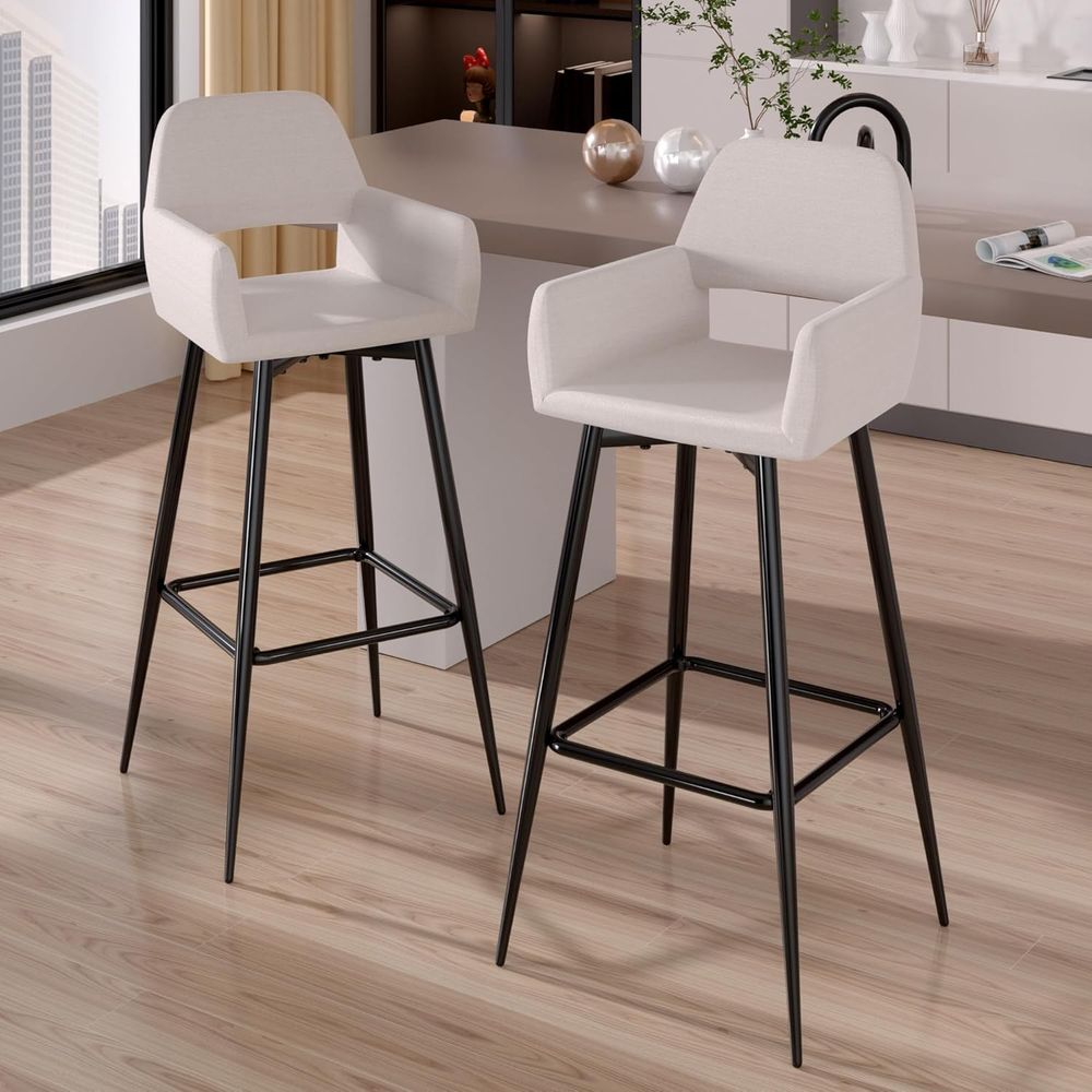 Home Bar And Counter - 2-Pack 28 Counter Height Bar Stools