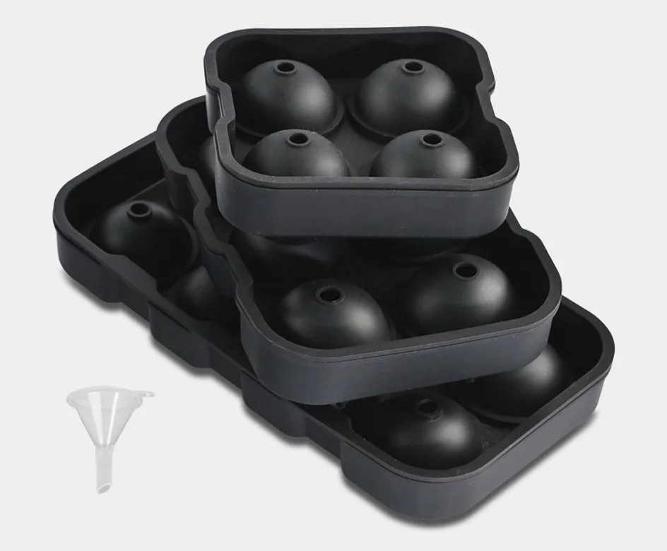 Ice Mold Sphere - Ice Cube Tray Silicone Ice Ball
