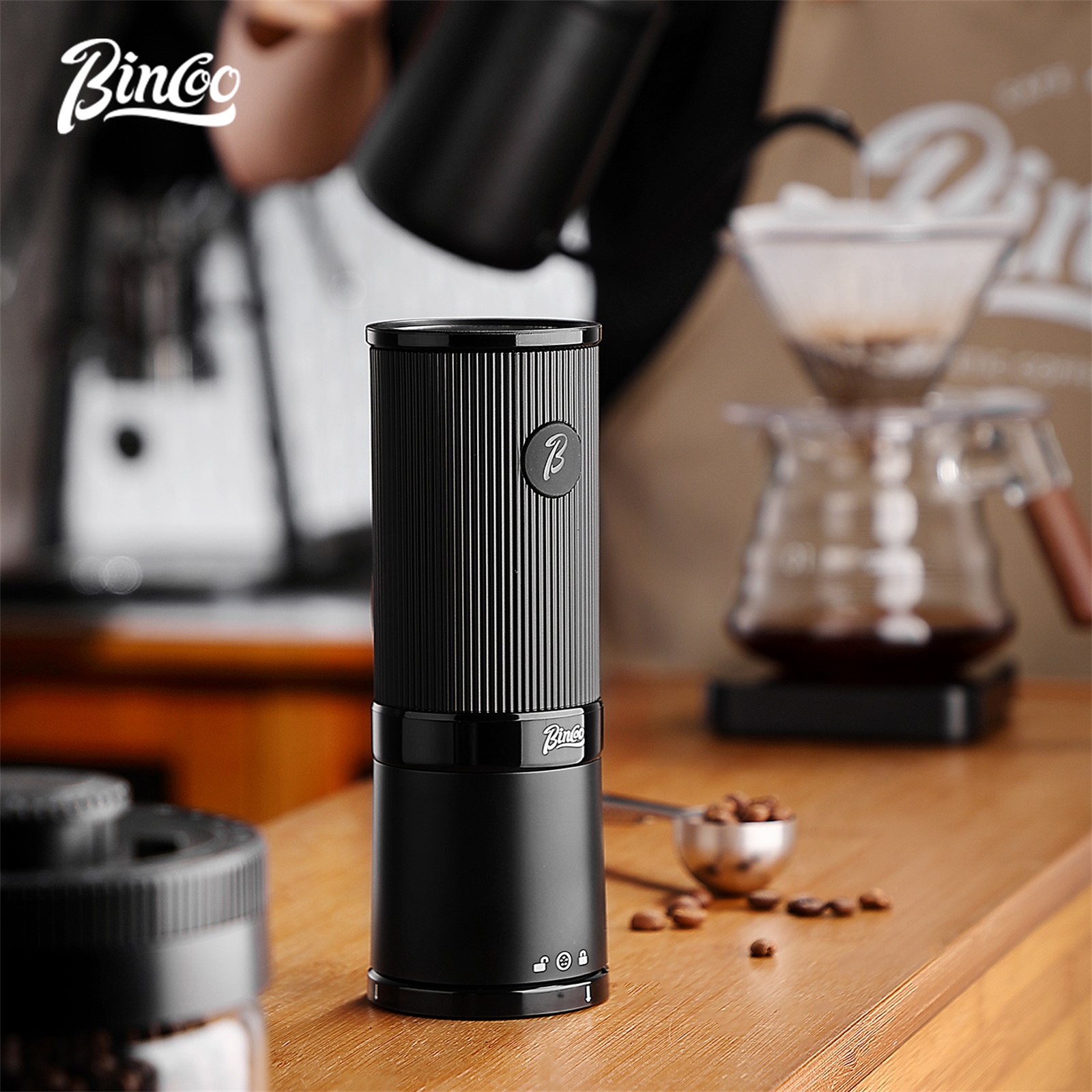 Home Barista - Bincoo Portable Electric Coffee Grinder Rechargeable
