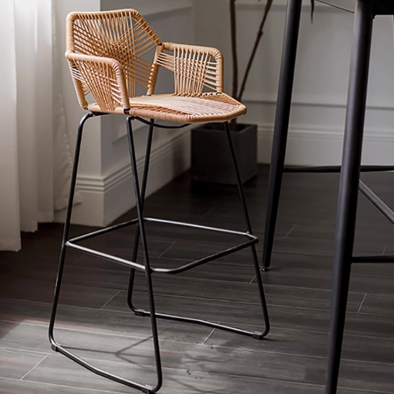 Scandinavian Rattan Bar Stool  - Home Bar Lounge review and price