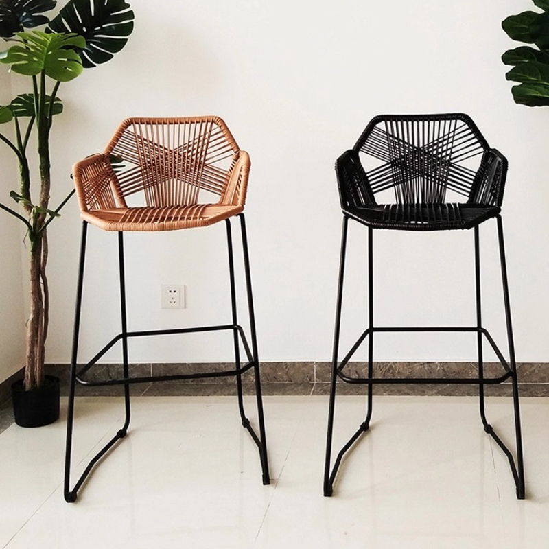 Scandinavian Rattan Bar Stool  - Home Bar Lounge review and price