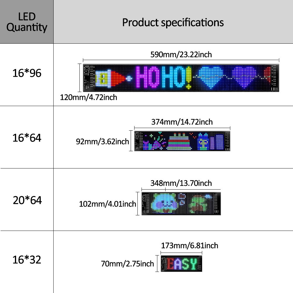 Programmable LED Matrix Panel  - Home Bar Signs review and price
