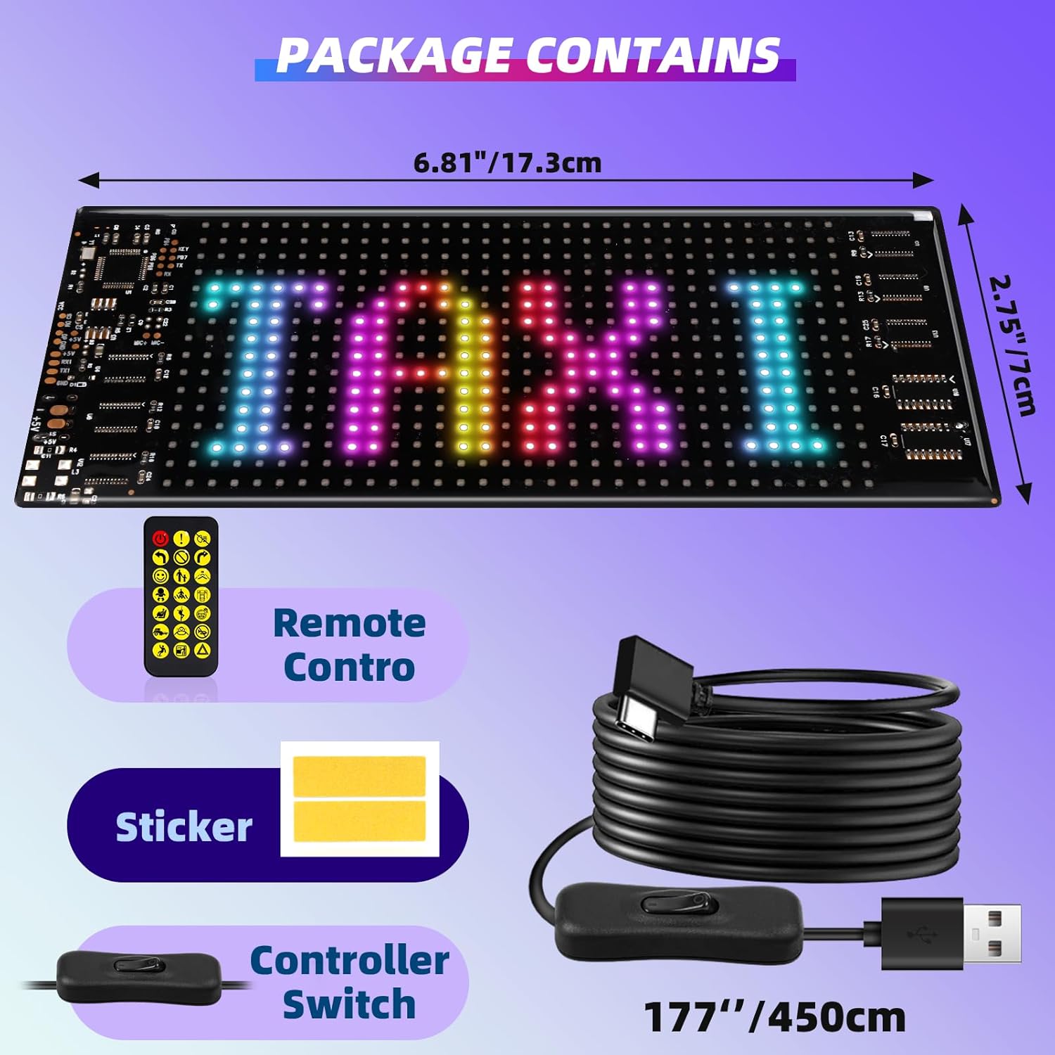 Programmable LED Matrix Panel  - Home Bar Signs review and price