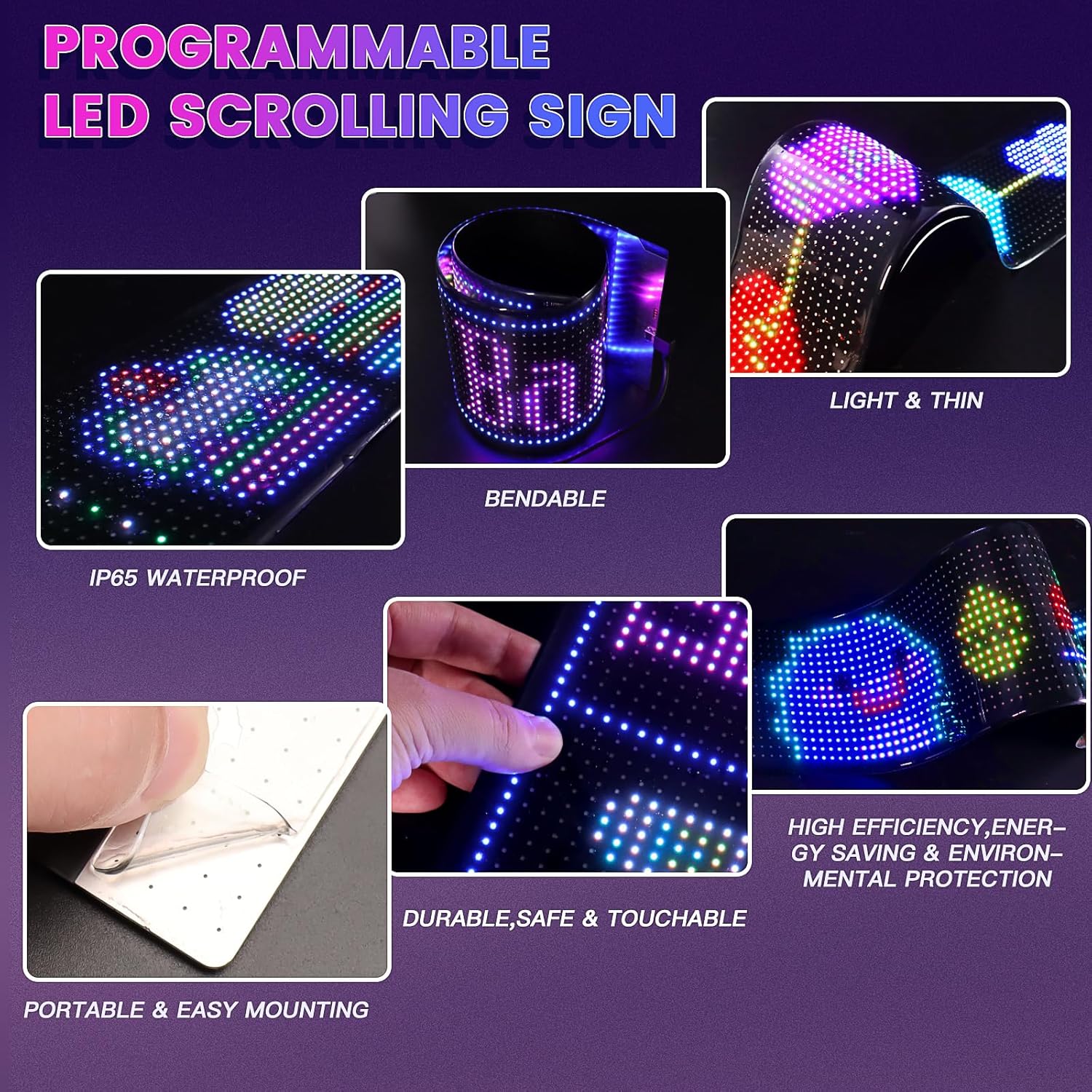 Programmable LED Matrix Panel  - Home Bar Signs review and price