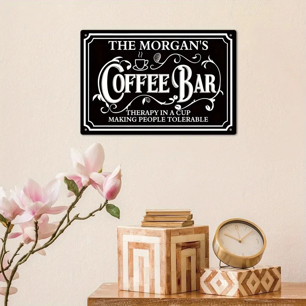 1PC Custom Text The Morgan's C - Home Bar And Coffee review and price