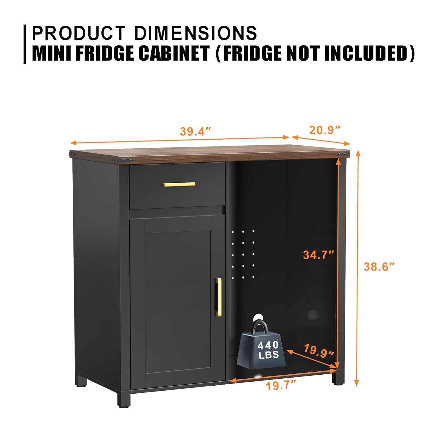 Coffee Bar Cabinet with Mini F - Home Bar And Fridge review and price