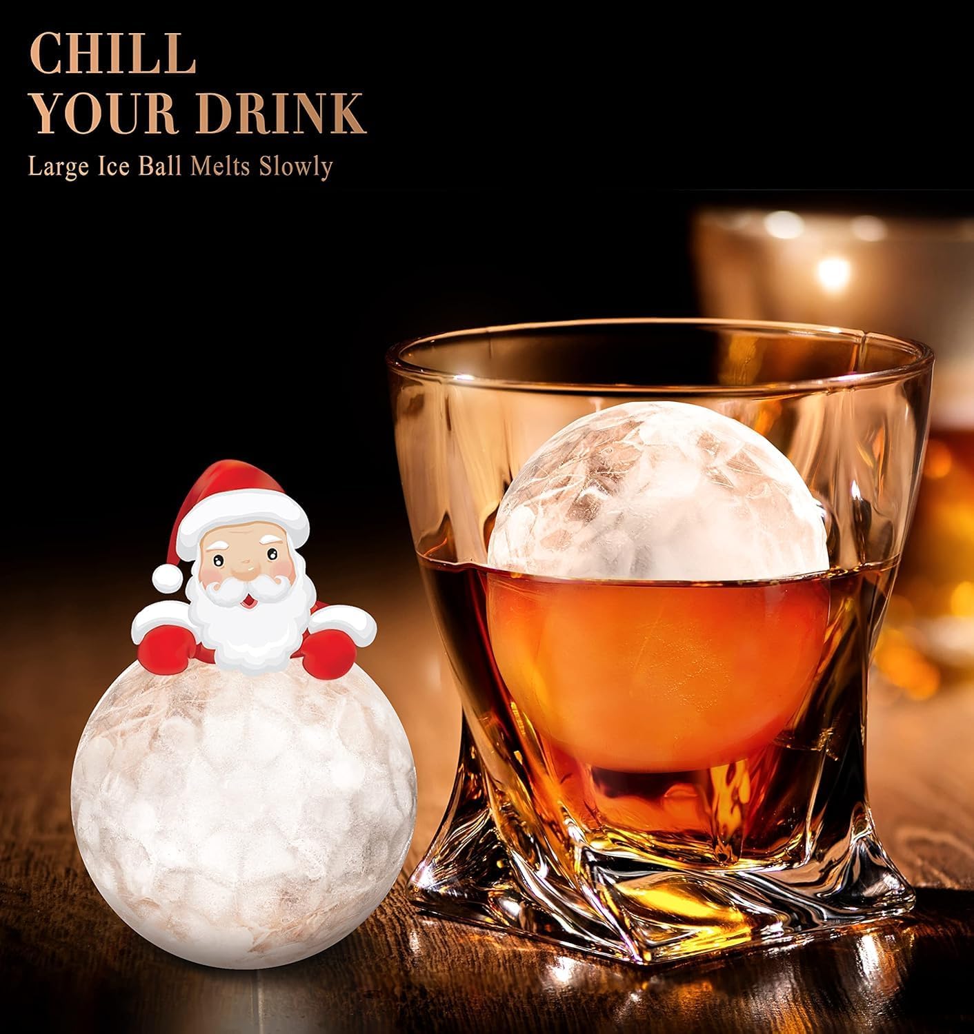 2.2 Inch Round Ice Cube Mold w - Ice Mold Sphere review and price