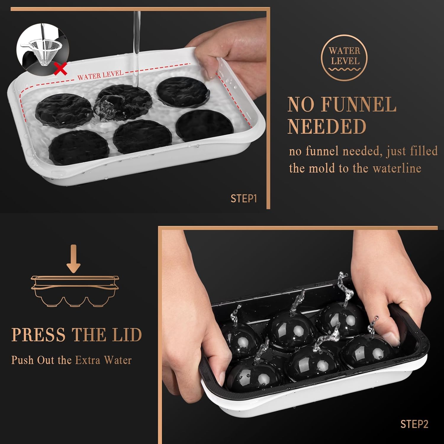 2.2 Inch Round Ice Cube Mold w - Ice Mold Sphere review and price