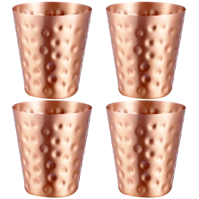 4Pcs New 100% Copper Cups Pure - Mule Copper Mug review and price