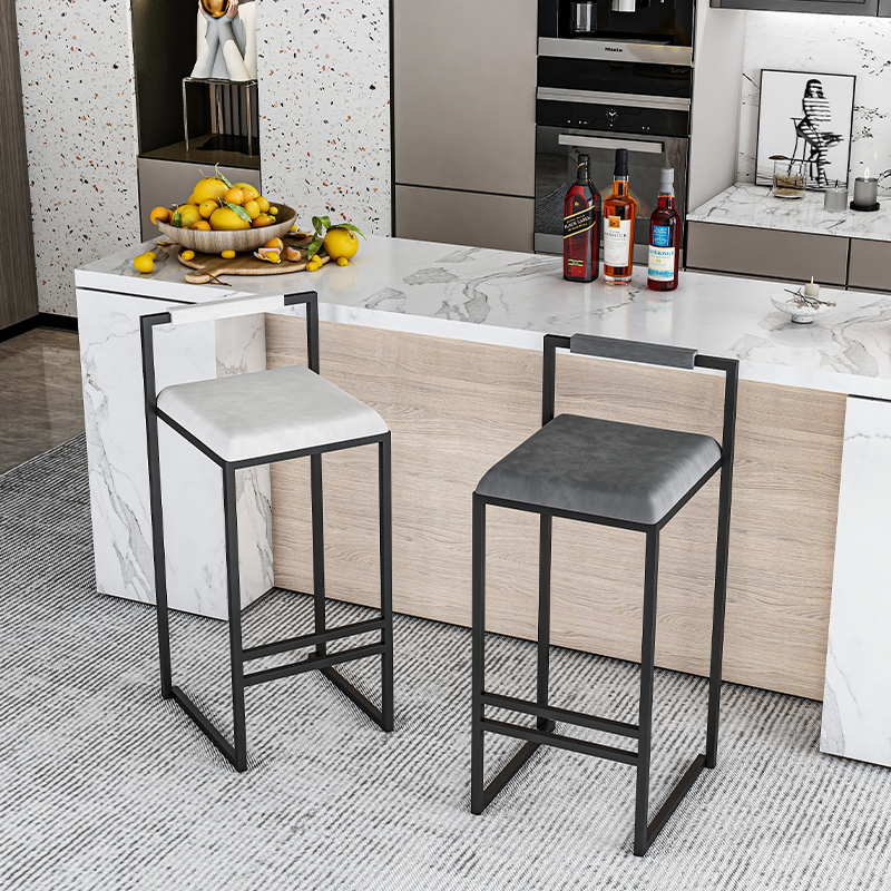 Nordic Velvet Black Bar Chairs - Home Bar Lounge review and price