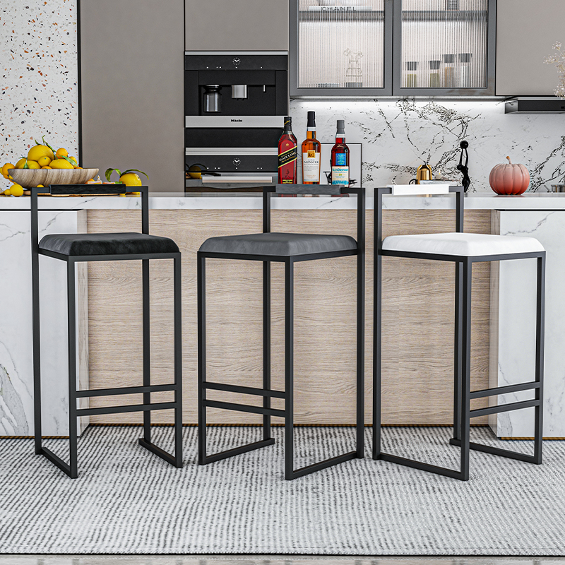 Nordic Velvet Black Bar Chairs - Home Bar Lounge review and price