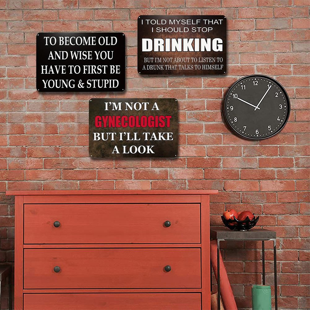 Stylish Iron Drawing Metal Sig - Home Bar And Coffee review and price