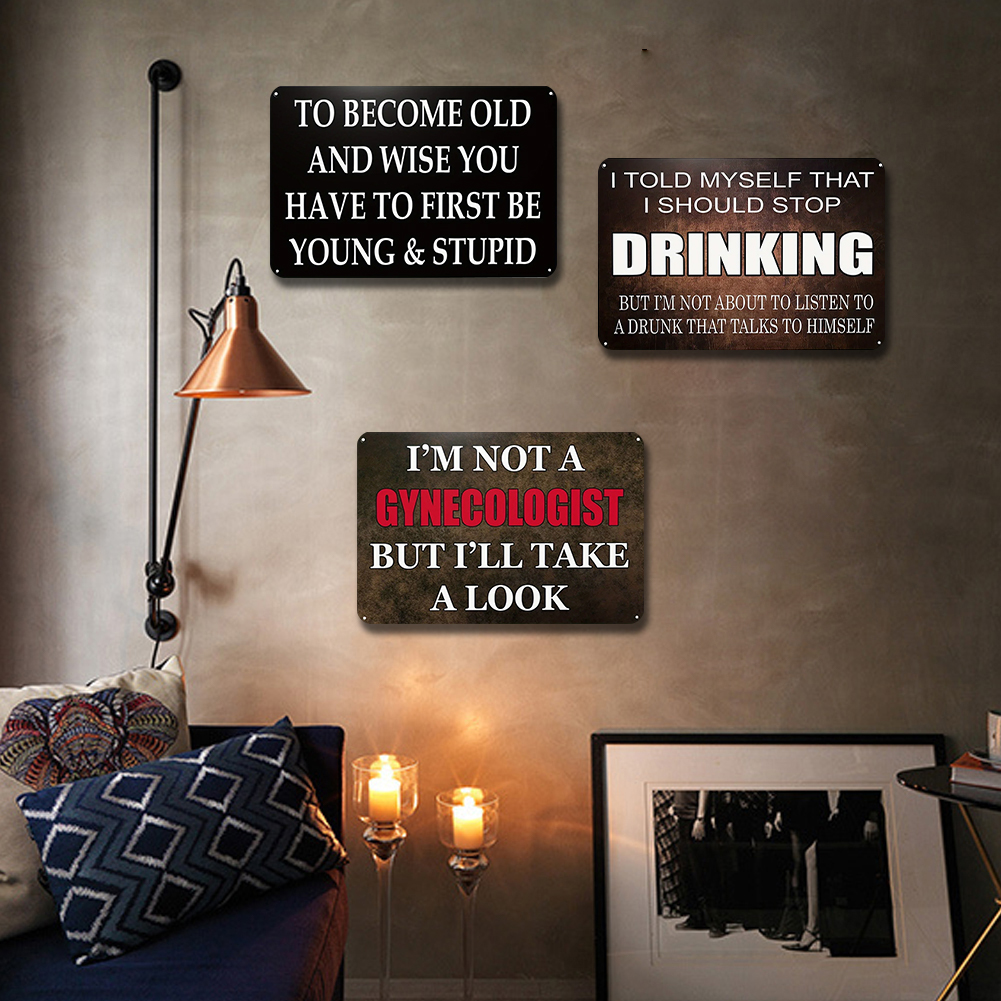 Stylish Iron Drawing Metal Sig - Home Bar And Coffee review and price
