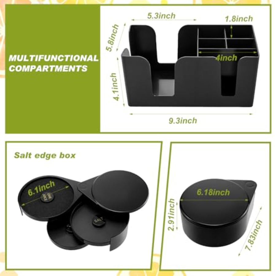 23 Pcs Bartender Supplies Kit  - Garnish Tray Set review and price