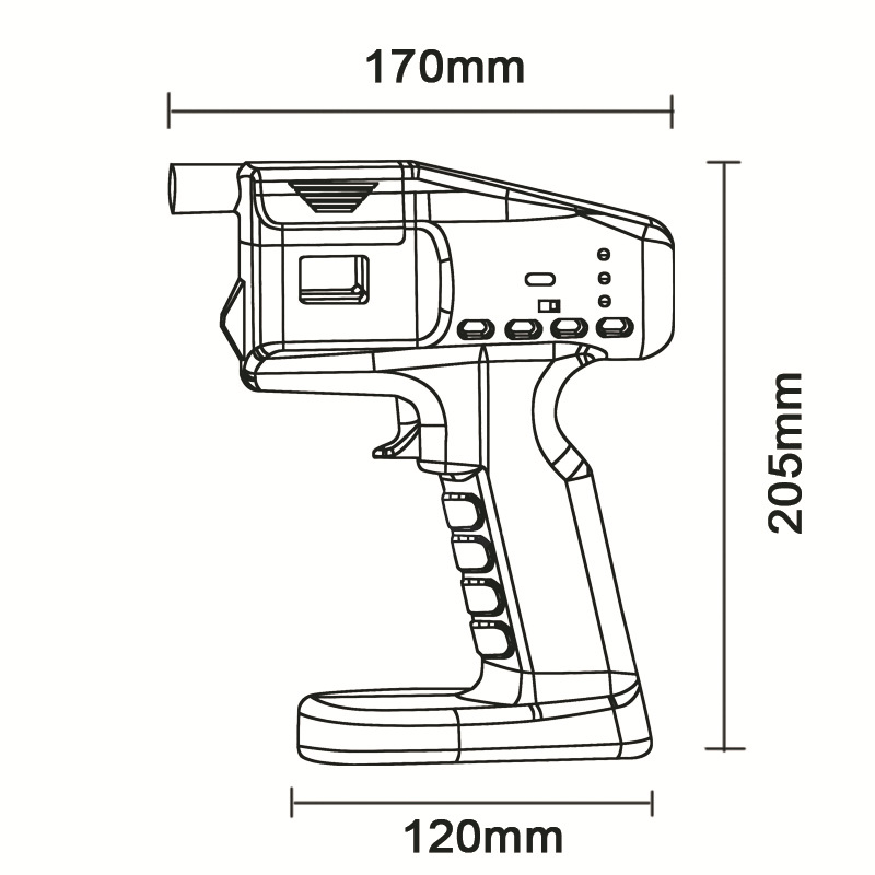 White Smoked Bubble Gun with F - Smoking Gun Kit review and price