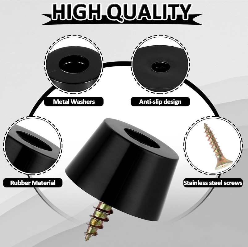 80/8pcs Rubber Pads Floor Prot - Bar Mat Rubber review and price