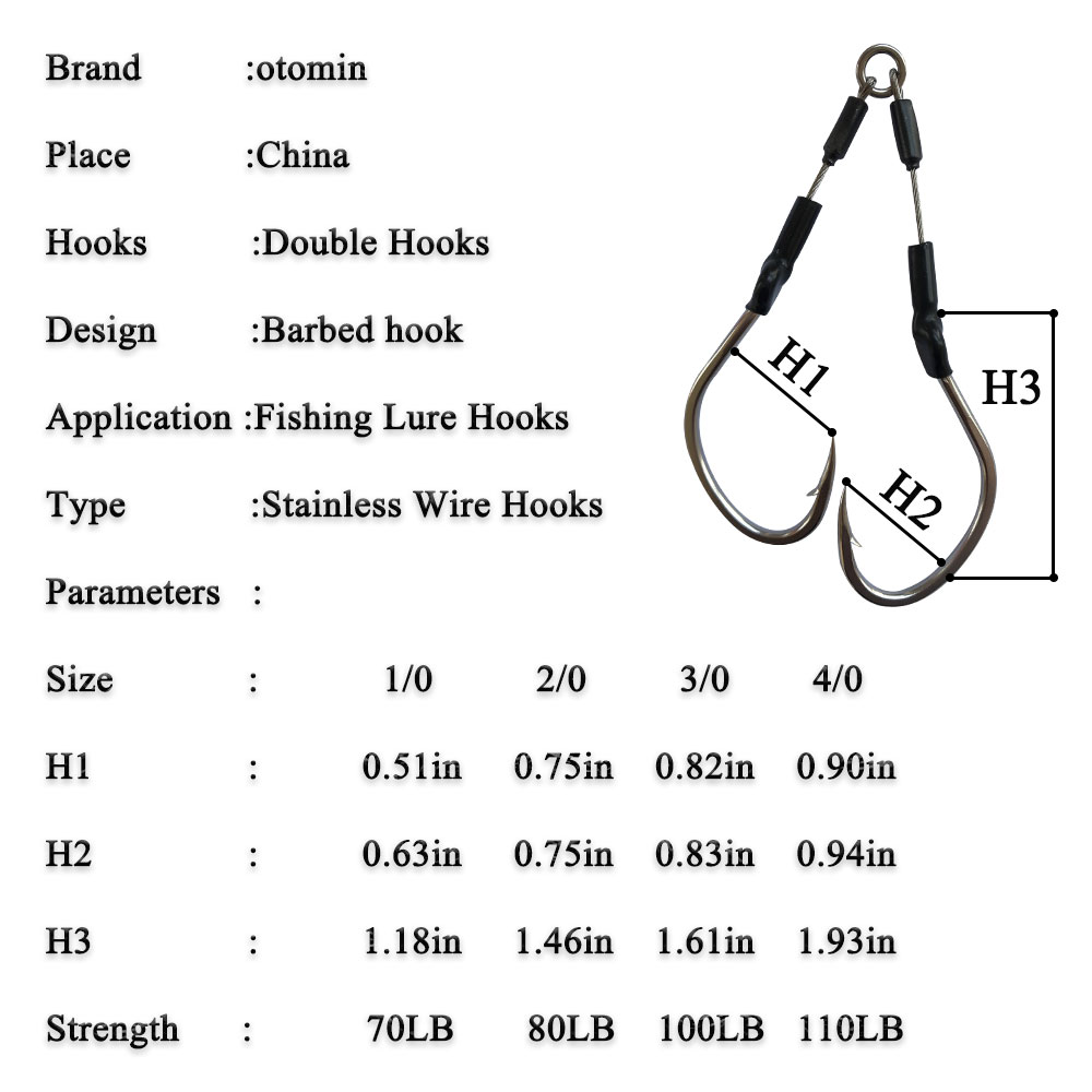 2pairs/bag Slow Fast Jigging H - Jigger Double Sided review and price