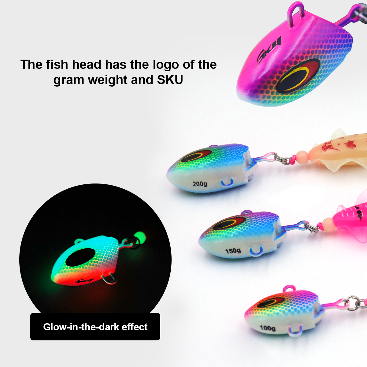 ZYZHE JIG Head Squid Bait With - Jigger Double Sided review and price