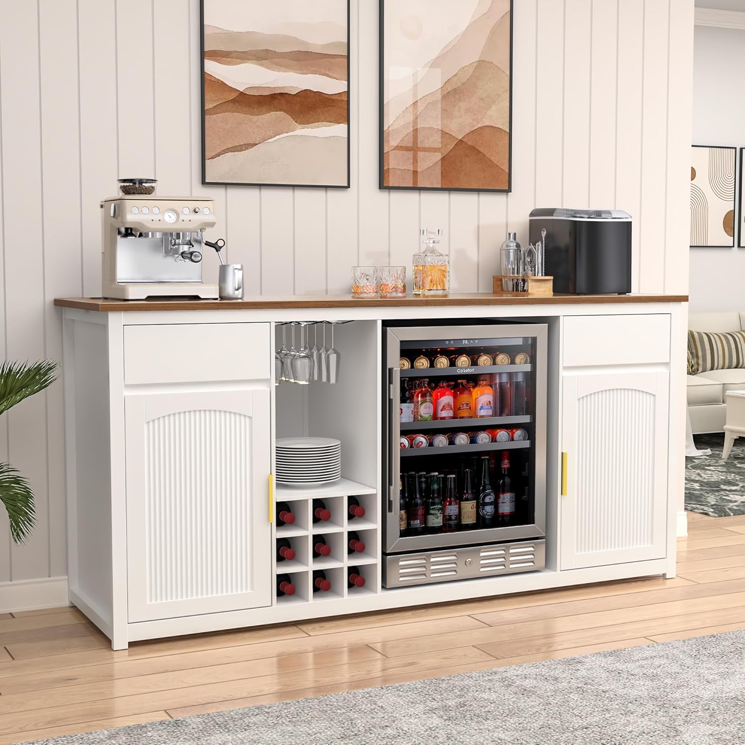 Extra Long Bar Cabinet Fridge  - Home Bar And Fridge review and price