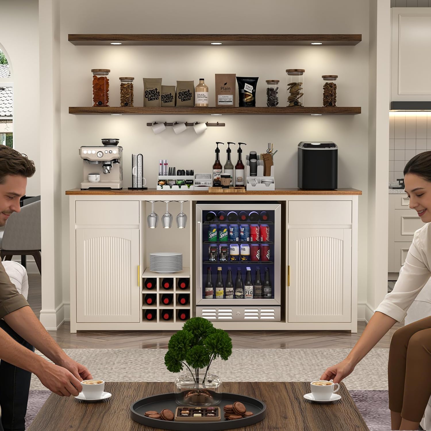 Extra Long Bar Cabinet Fridge  - Home Bar And Fridge review and price