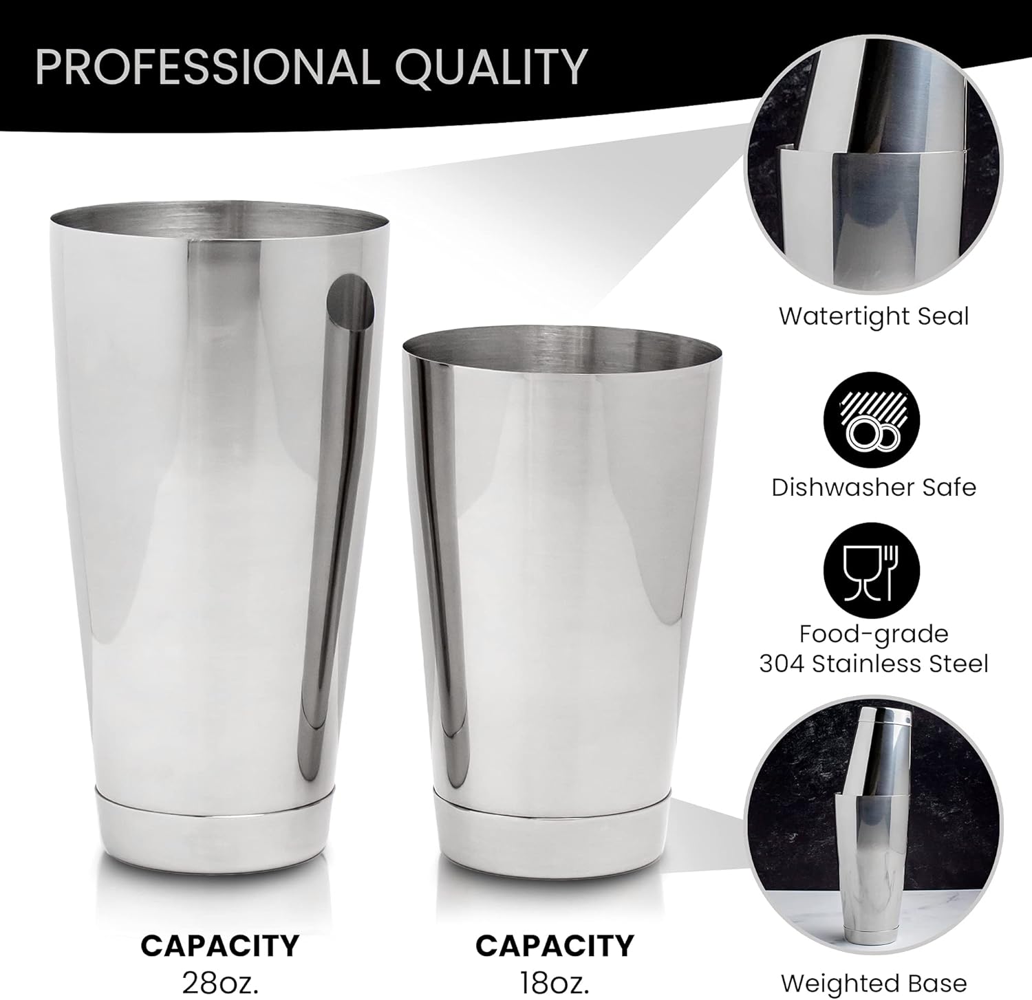 Professional Bartending Set: B - Boston Shaker Set review and price