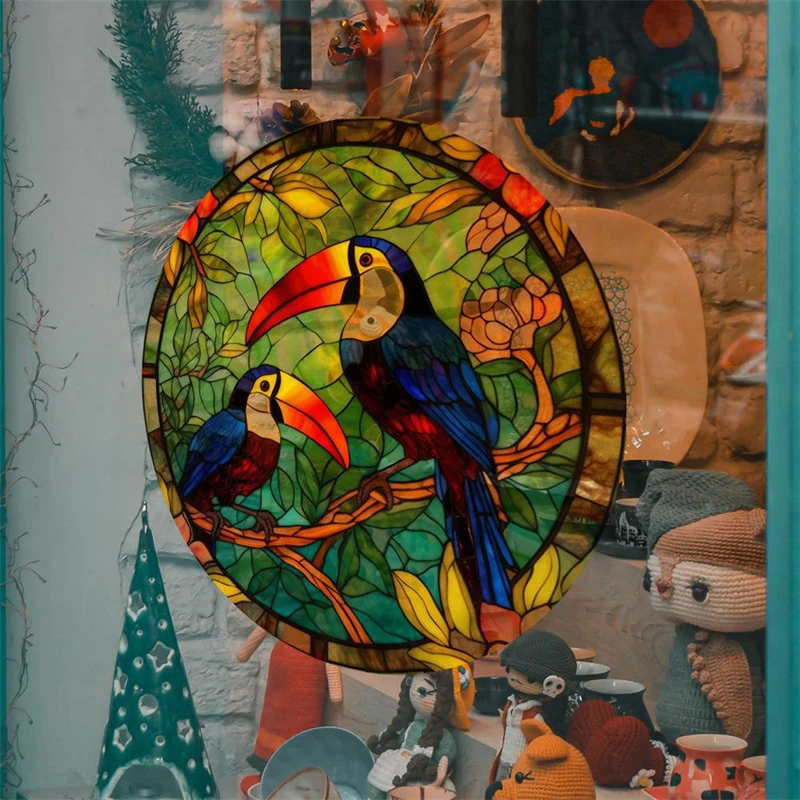 Retro Colorful Stained Humming - Old Fashioned Glass review and price