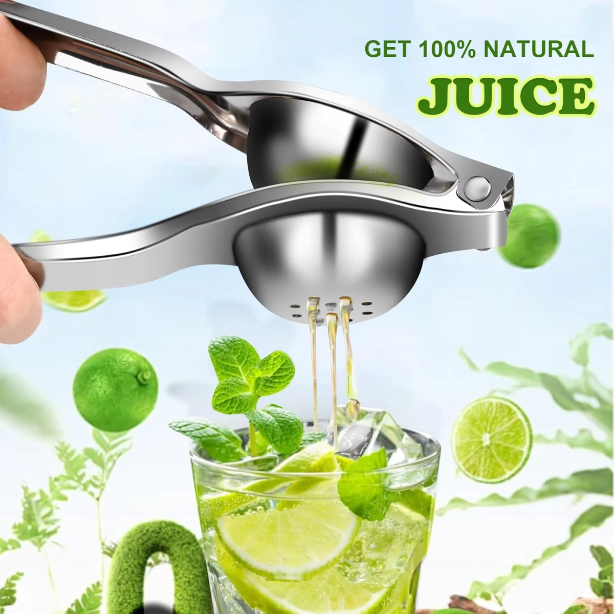 1/2/3pcs Stainless Steel Lemon - Citrus Juicer Bar review and price