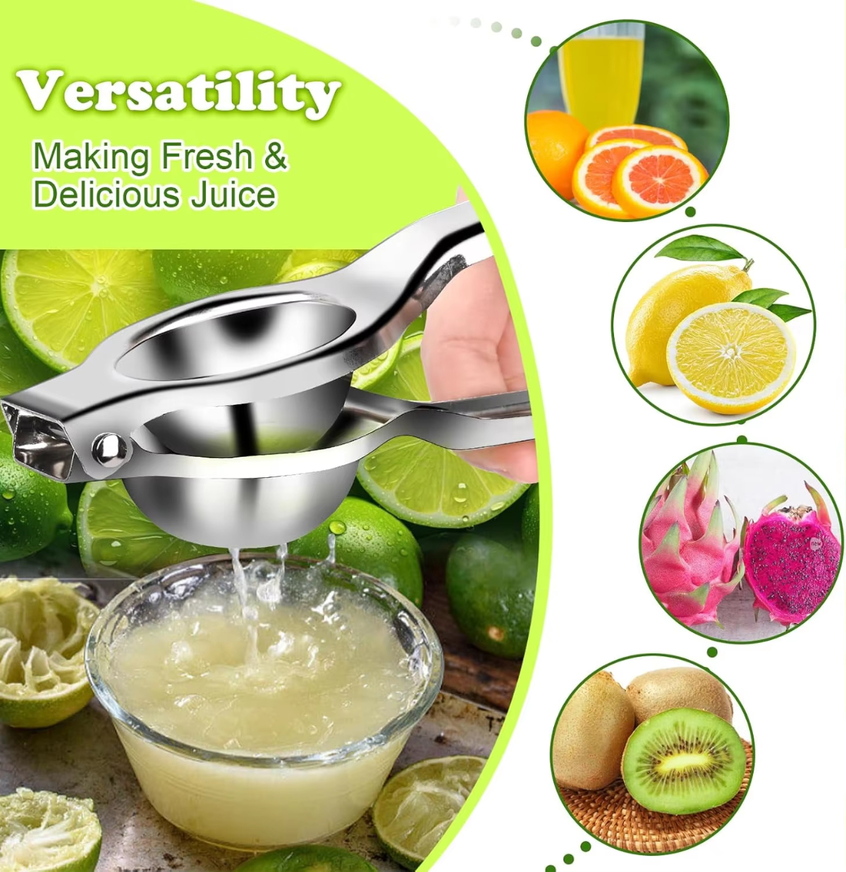 1/2/3pcs Stainless Steel Lemon - Citrus Juicer Bar review and price