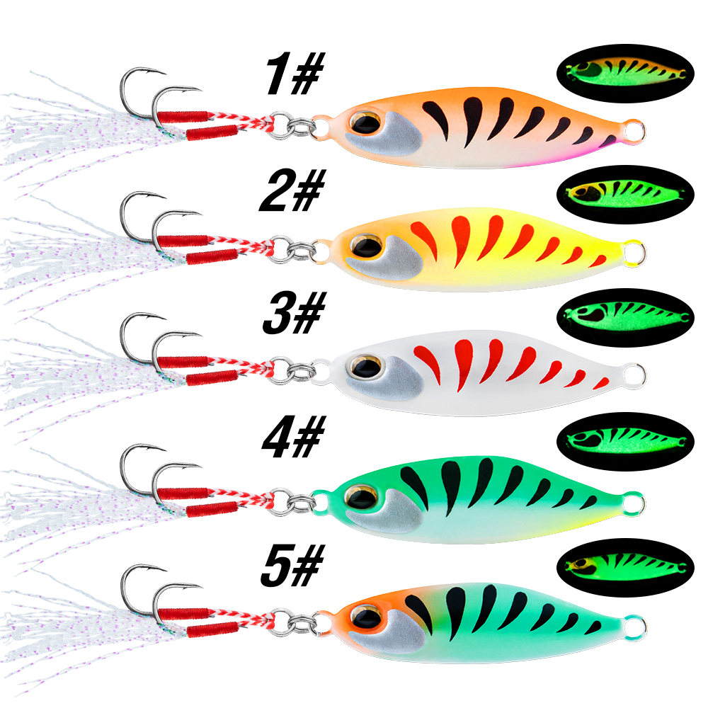 5Pcs Jig Bait 7G/10G/15G/20G S - Jigger Double Sided review and price