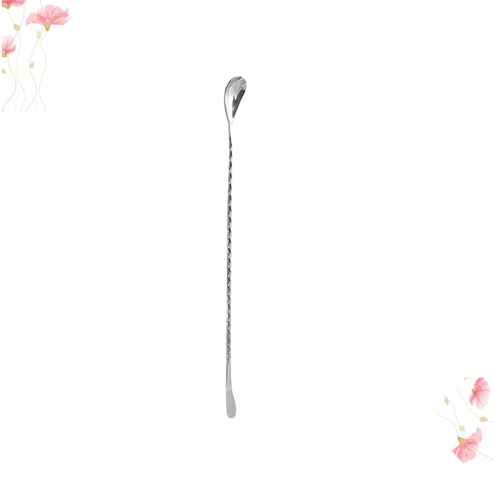 Elegant Stainless Steel Long H - Bar Spoon Twisted review and price