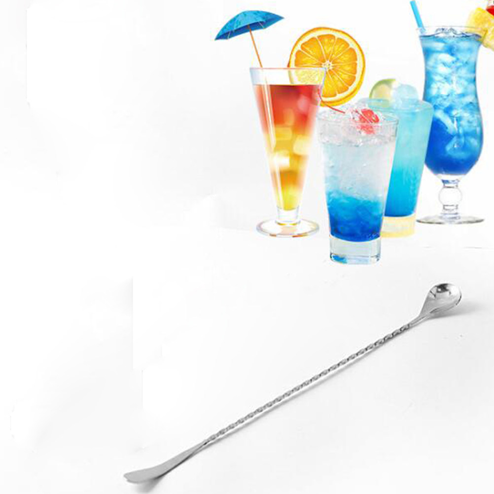 Elegant Stainless Steel Long H - Bar Spoon Twisted review and price