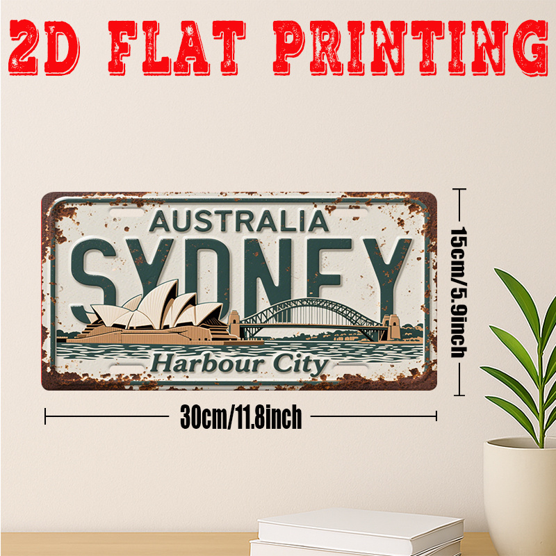 Tin Sign - Australia Sydney Ha - Home Bar Sydney review and price