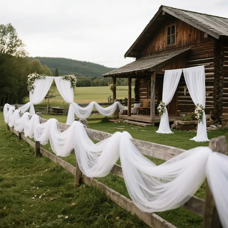 DIY Decoration Tulle Arch Drap - Home Bargains review and price
