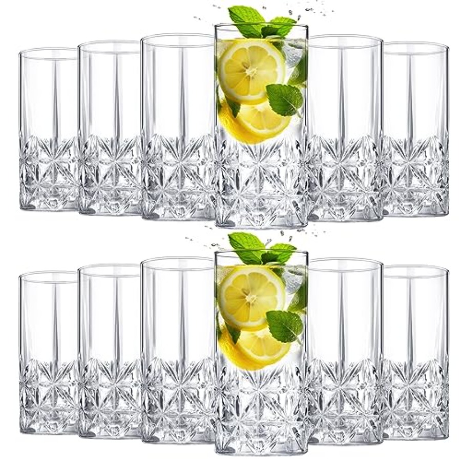 Set of 12 Tall Highball Glasse - Highball Glass Set review and price