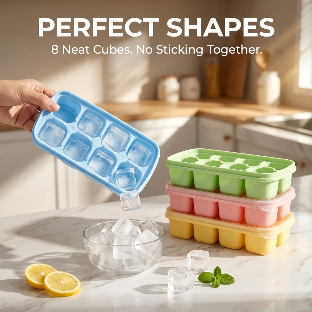 8 Grids Mini Plastic Ice Cube  - Citrus Juicer Bar review and price