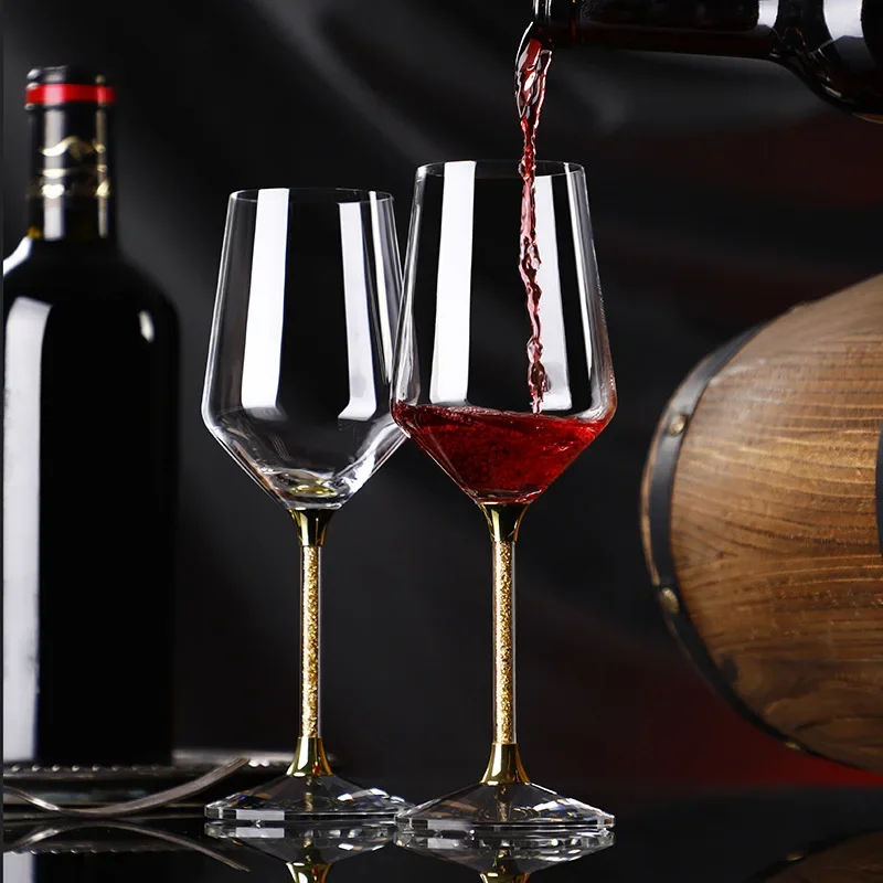 420ml Gold crystal red wine gl - Highball Glass Set review and price