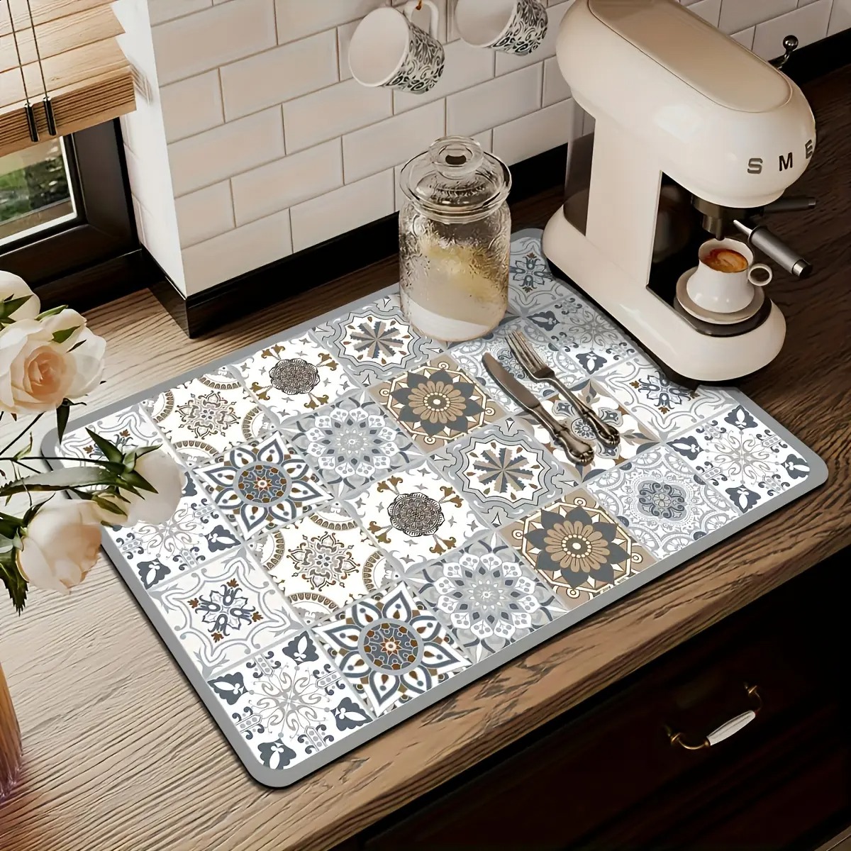 1pcs Kitchen Countertop Mat Vi - Bar Mat Rubber review and price