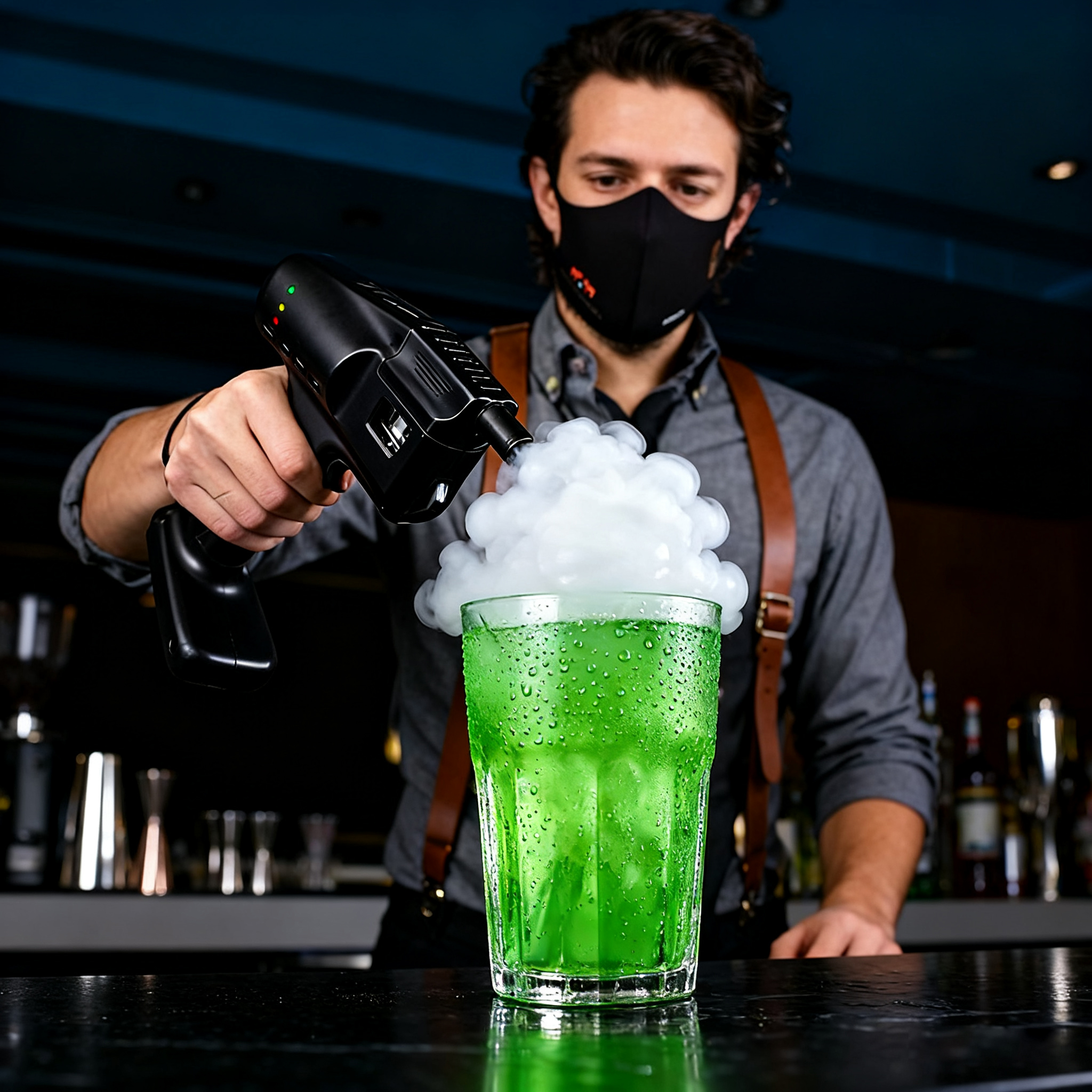 Cocktail Smoke Bubble Gun - US - Smoking Gun Kit review and price