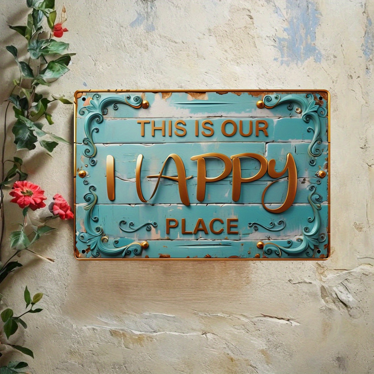 Vintage Metal Sign: This Is Ou - Home Bar And Coffee review and price