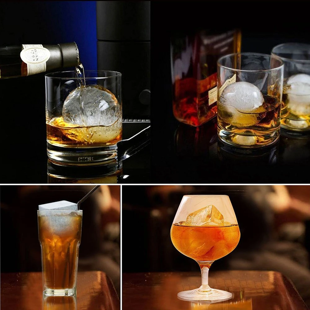 6 Grid Round Square Ice Cube B - Ice Mold Sphere review and price
