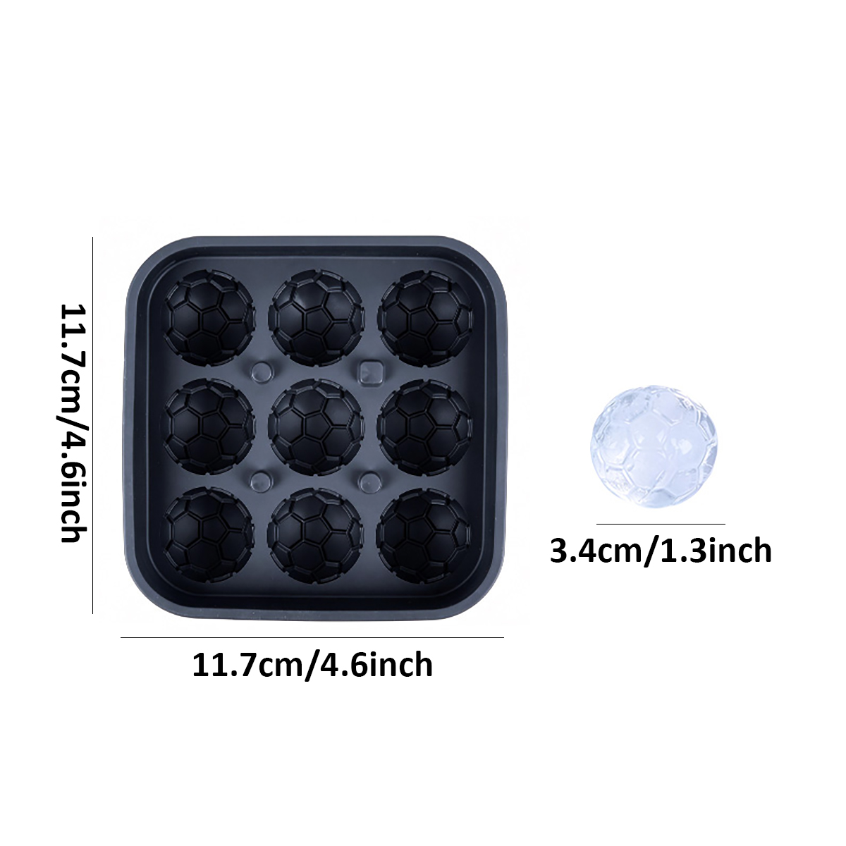 1Pcs Football-Themed Silicone  - Ice Mold Sphere review and price