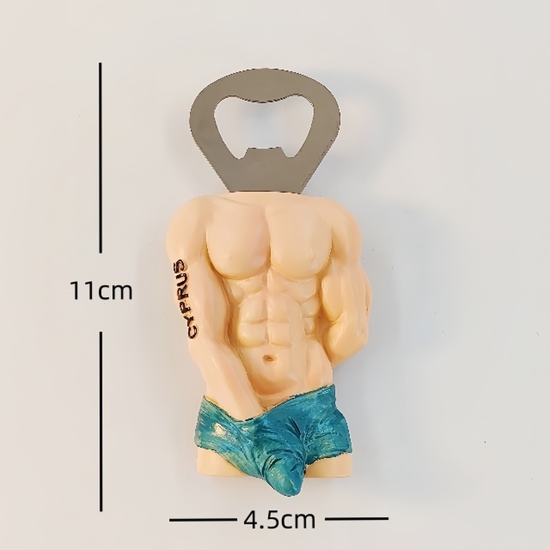 3d Muscle Man Magnetic Bottle  - Home Bar And Fridge review and price