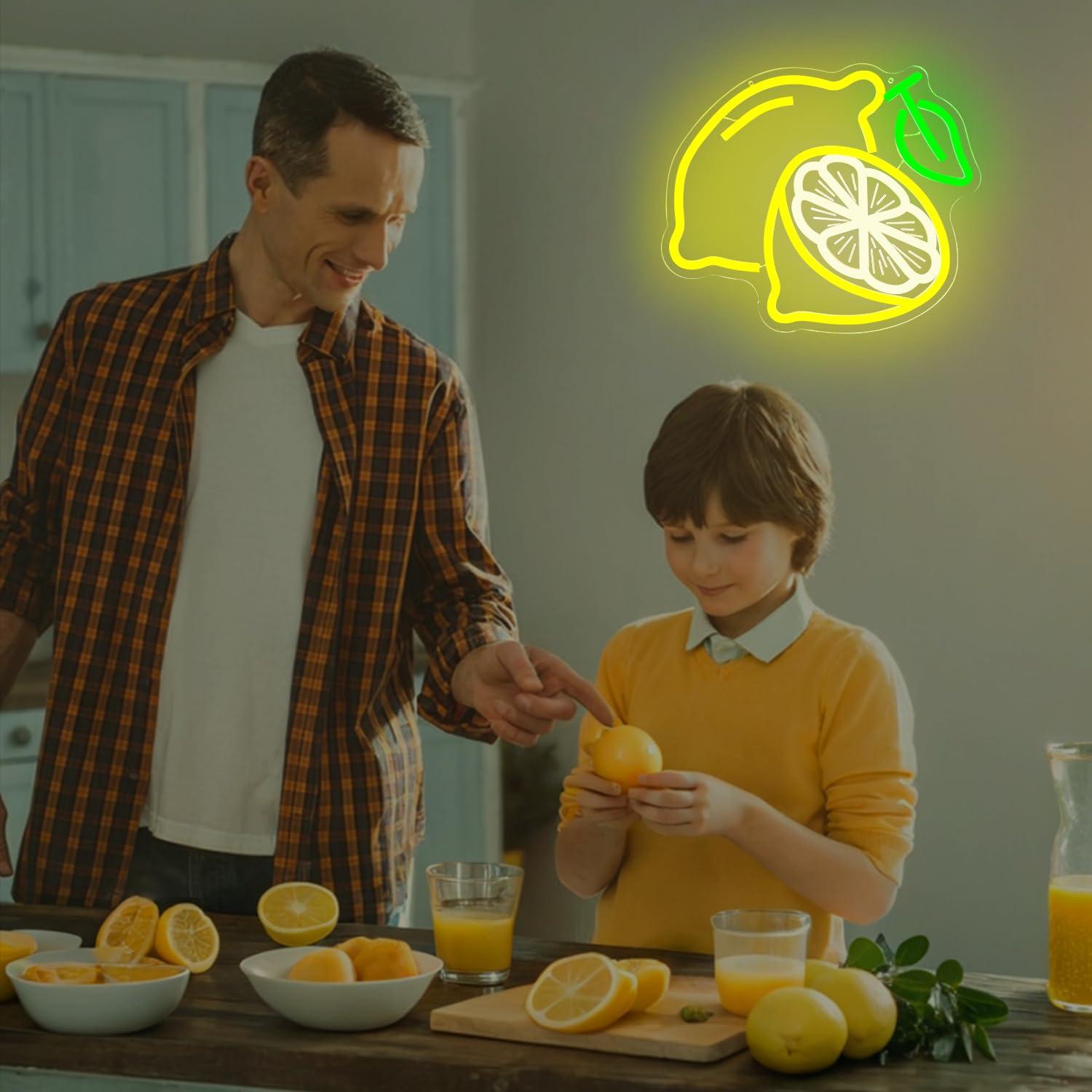 Lemon Neon Sign Dimmable LED L - Home Bar Signs review and price