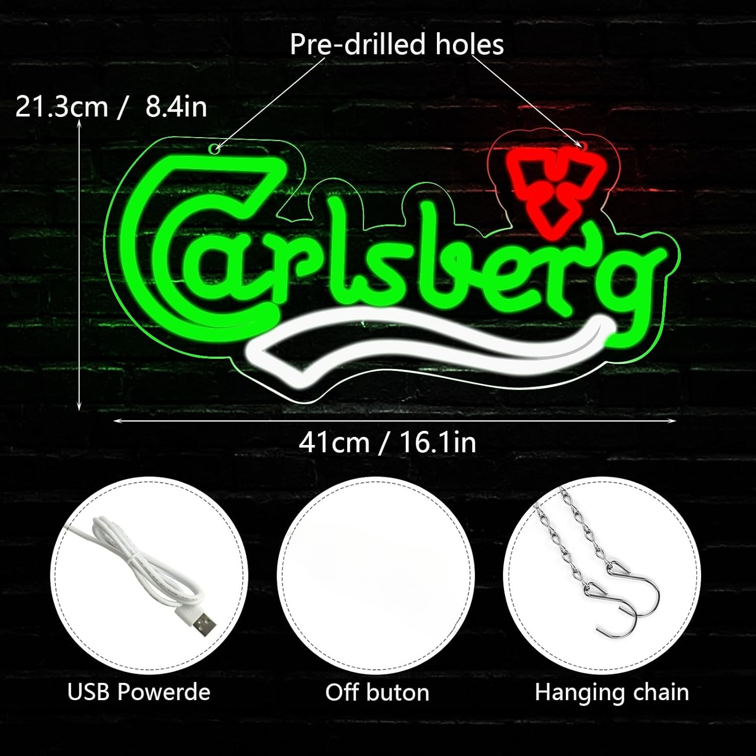 Beer Neon Sign Business USB Le - Home Bar Signs review and price