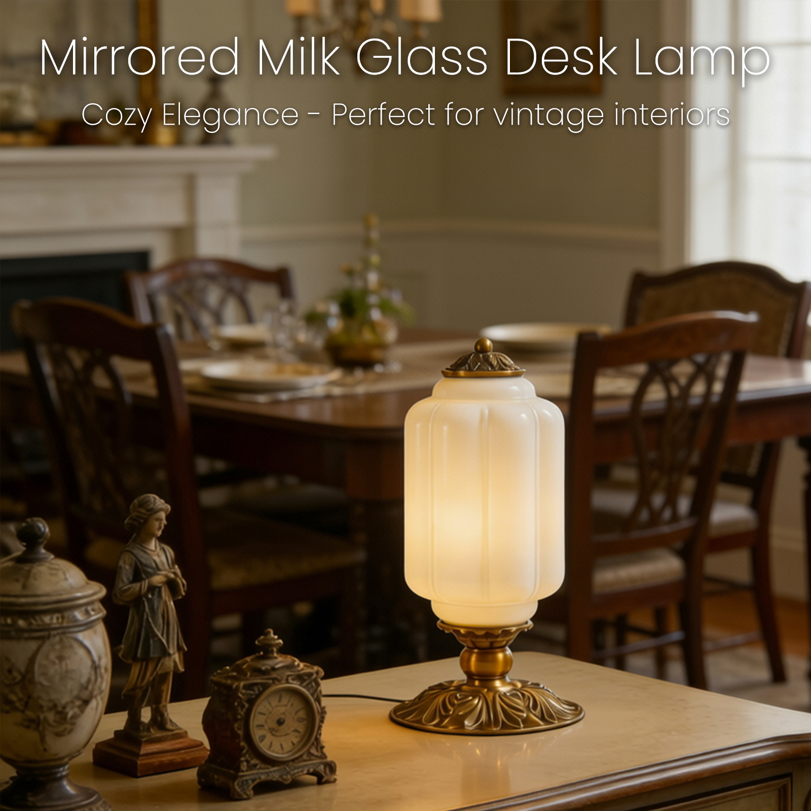 Nordic Vintage Milk Glass Tabl - Old Fashioned Glass review and price