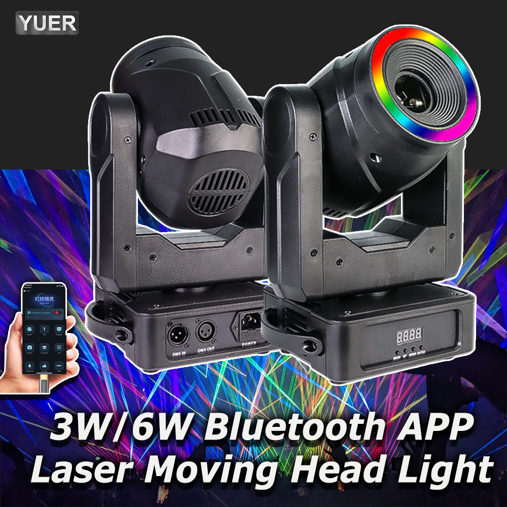 3W 6W RGB Laser Moving Head Li - Home Bar Android review and price