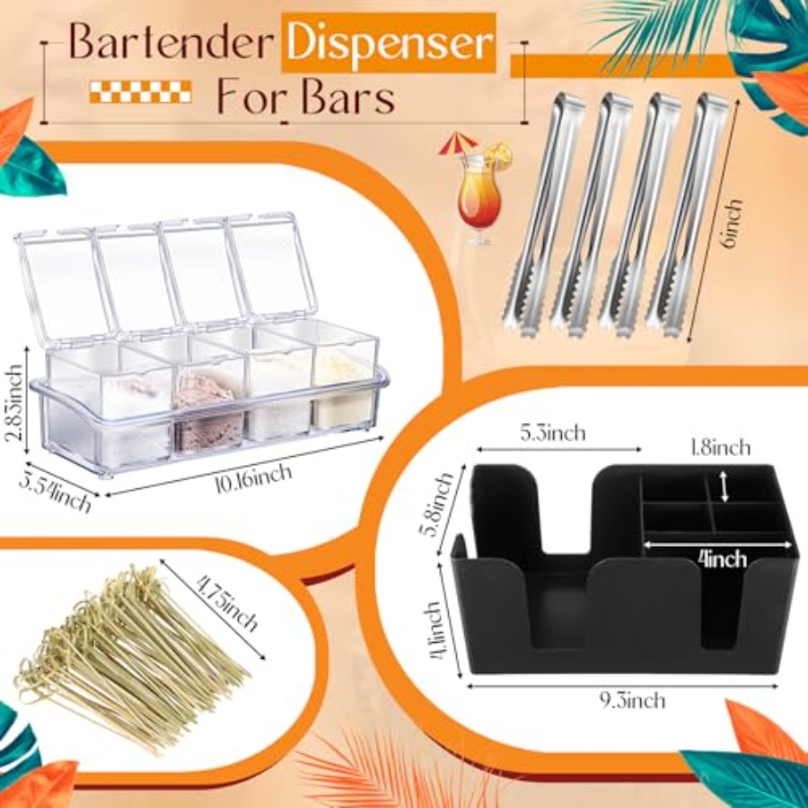 15 Pcs Bar Caddy Accessories 3 - Speed Pourer Cap review and price